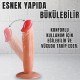 UNIQUE Realistik Dokuda Dildo Vantuzlu Gerçekçi Yapay Penis 17 CM