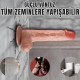 UNIQUE Realistik Dokuda Damarlı Dildo Vantuzlu Gerçekçi Yapay Penis 20 CM