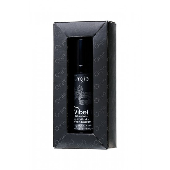 ORGİE Sexy Vibe High Voltag Titreşim Etkili Masaj Jeli, 15 ml