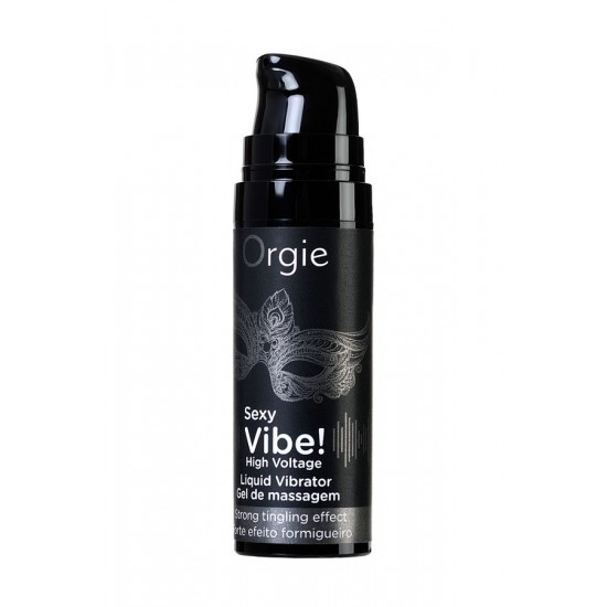 ORGİE Sexy Vibe High Voltag Titreşim Etkili Masaj Jeli, 15 ml