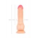 RealStick Çıplak Nash, PVC, et, 18 cm gerçekçi yapay penis