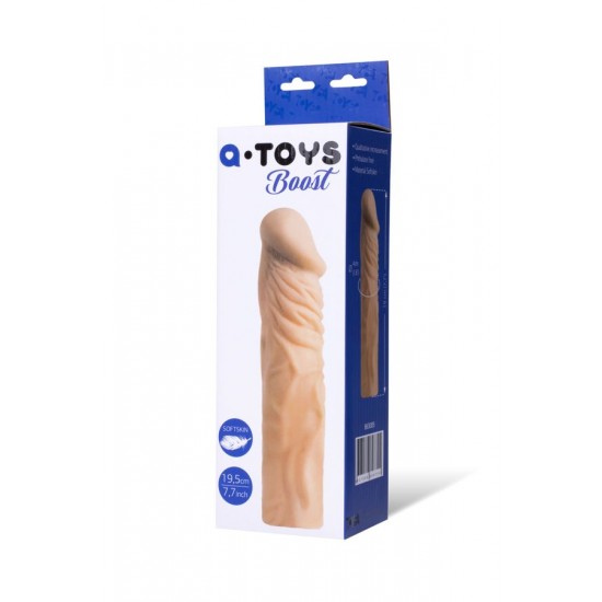 A-Toys by TOYFA Penis Klıfı, SoftSkin, Ten, 19,5 cm