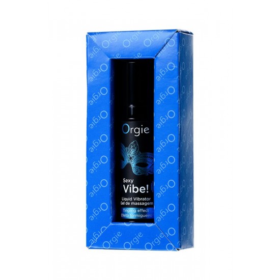 ORGİE Seksi Vibe Sıvı Titreşim Masaj Jeli, 15 ml