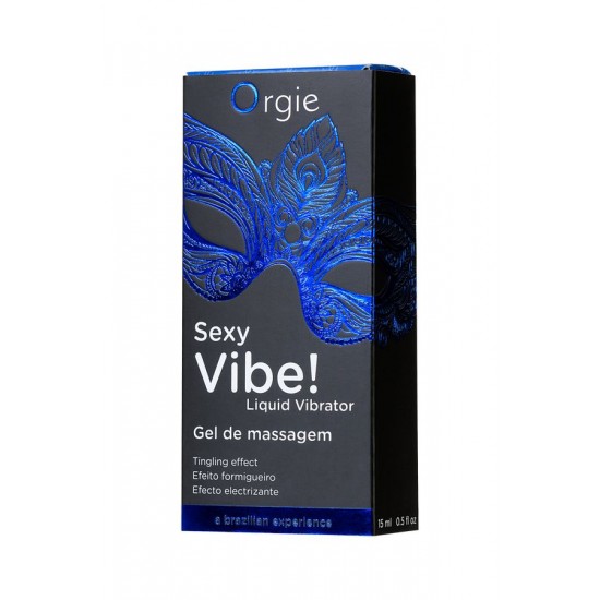 ORGİE Seksi Vibe Sıvı Titreşim Masaj Jeli, 15 ml