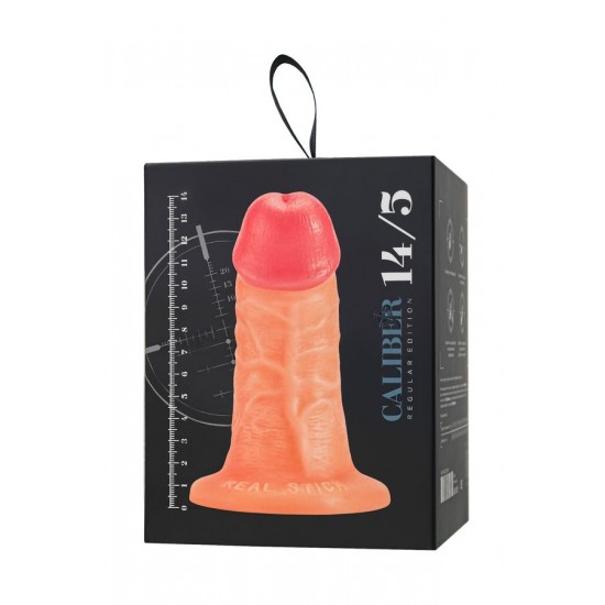 Gerçekçi yapay penis, RealStick CALIBER, 14 cm, Ø5