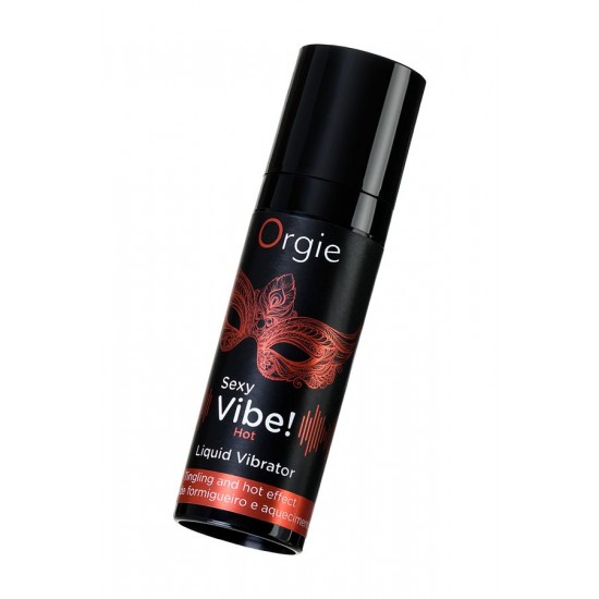 ORGİE Sexy Vibe Hot Isınma ve Titreşim etkisi olan Masaj Jeli, 15 ml