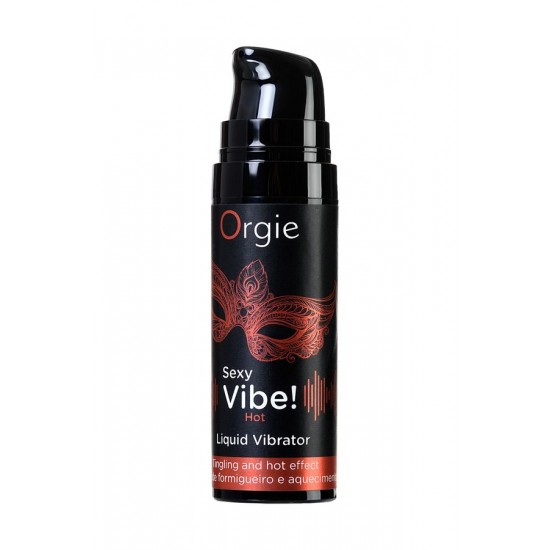 ORGİE Sexy Vibe Hot Isınma ve Titreşim etkisi olan Masaj Jeli, 15 ml