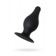 Erotist Spade Anal Plug, M , Silekspan, siyah, 10 cm