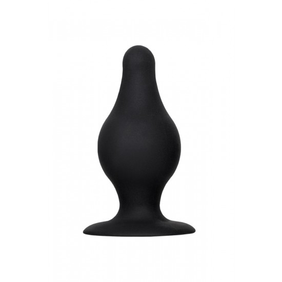 Erotist Spade Anal Plug, M , Silekspan, siyah, 10 cm