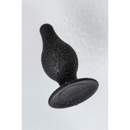 Erotist Spade Anal Plug, M , Silekspan, siyah, 10 cm