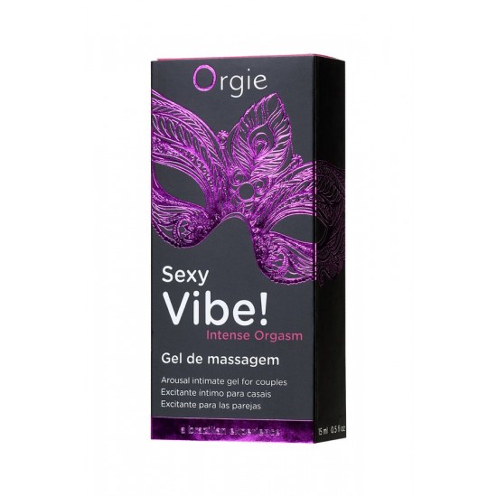 ORGİE Sexy Vibe Intense Isınma ve Soğutma Etkisi Olan Orgasm Masaj Jeli, 15 ml