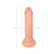 RealStick Çıplak Gib Gerçekçi Yapay Penis, PVC, Et, 15,5 cm