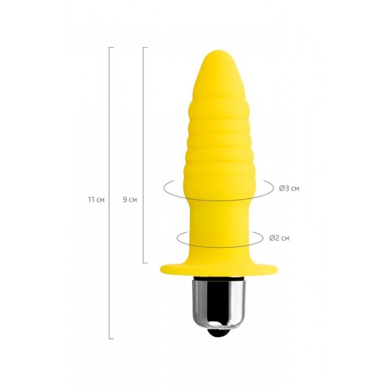 ToDo by Toyfa Lancy Anal Plug, silikon, sarı, 11 cm