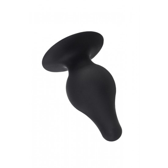 Erotist Spade Anal Plug, S, Silekspan, siyah, 8 cm