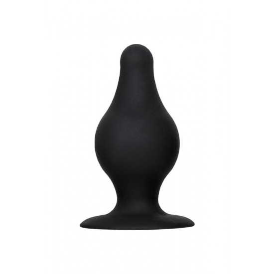 Erotist Spade Anal Plug, S, Silekspan, siyah, 8 cm