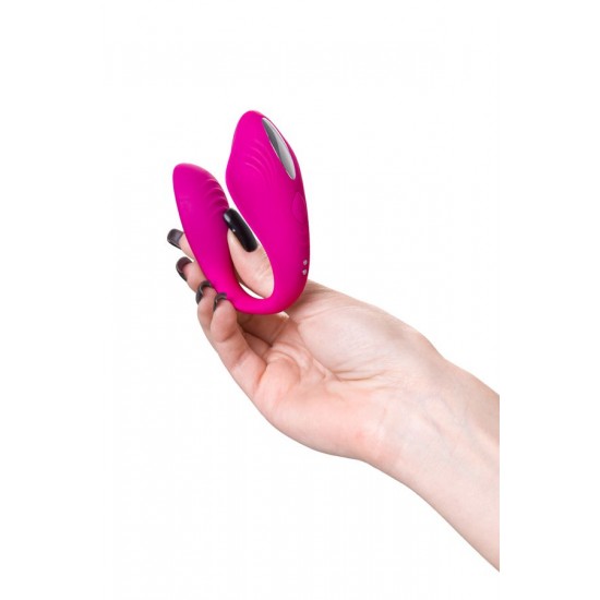 A-Toys by TOYFA Cobrum Çiftler İçin Vibratör, Silikon, Pembe, 9,6 cm