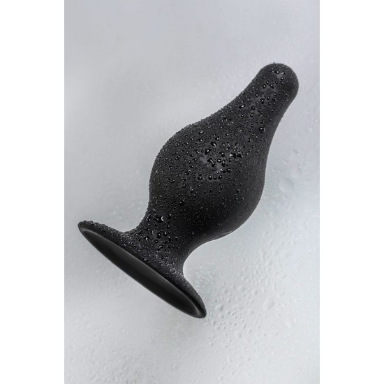 Erotist Spade Anal Plug, L , Silekspan, siyah, 11 cm