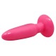 Smooth 14 Cm Vantuzlu Anal Plug Anal Tıkaç Tıpa Pembe Anal Dildo