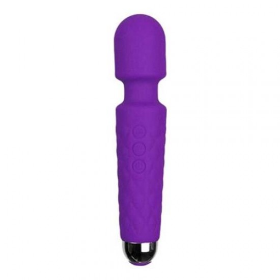 Female Wand Massager Şarjlı Vibratör - Mor