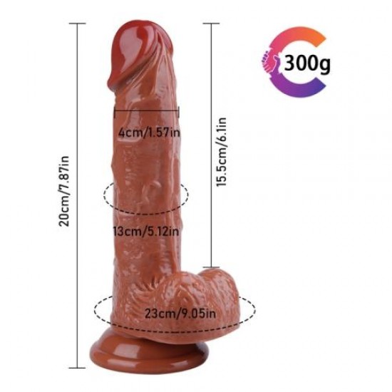 Noctis 20cm Kahverengi Dildo